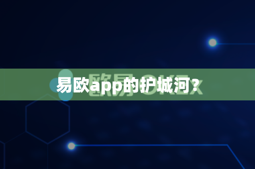 易欧app的护城河？