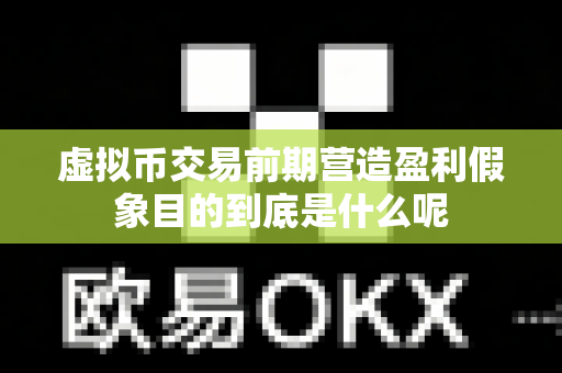 虚拟币交易前期营造盈利假象目的到底是什么呢-第1张图片-易欧app-全球最大的比特币交易所【官方网站】