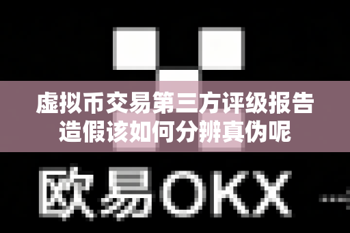 虚拟币交易第三方评级报告造假该如何分辨真伪呢-第1张图片-易欧app-全球最大的比特币交易所【官方网站】 虚拟币交易第三方评级报告造假该如何分辨真伪呢-第1张图片-易欧app-全球最大的比特币交易所【官方网站】