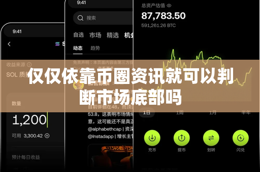 仅仅依靠币圈资讯就可以判断市场底部吗-第1张图片-易欧app-全球最大的比特币交易所【官方网站】 仅仅依靠币圈资讯就可以判断市场底部吗-第1张图片-易欧app-全球最大的比特币交易所【官方网站】