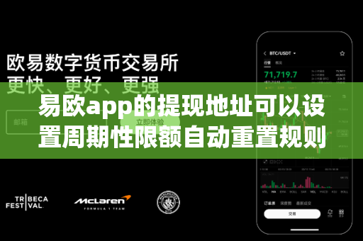 易欧app的提现地址可以设置周期性限额自动重置规则吗？