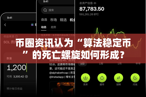 币圈资讯认为“算法稳定币”的死亡螺旋如何形成？-第1张图片-易欧app-全球最大的比特币交易所【官方网站】