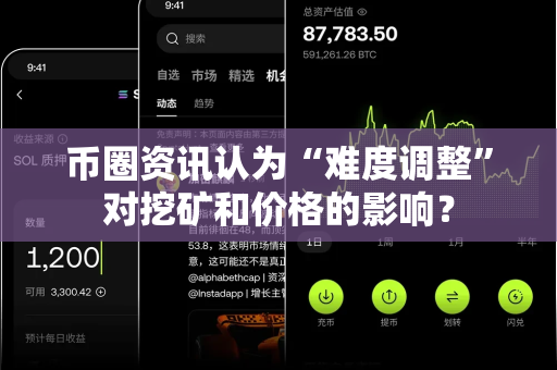 币圈资讯认为“难度调整”对挖矿和价格的影响？-第1张图片-易欧app-全球最大的比特币交易所【官方网站】